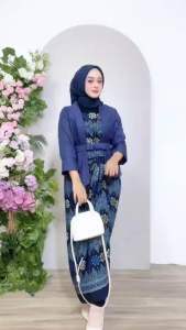 Lovicca - Set Kebaya Kutu Baru Elvira Motif Batik Kombinasi Baju Wisuda Lamaran dan Kondangan
