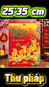 Lịch xé 365 ngày 25*35cm năm 2027 chữ to số lớn giấy dày đẹp có ngày giờ hoàng đạo in sắc nét