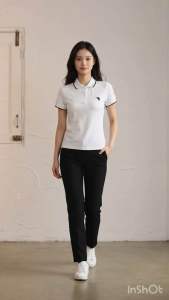 (Liuqiming888) Womens #00911 Premium Quality Cotton Polo Shirt
