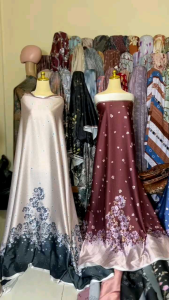 Terbaru Kain Meteran Arabian Silk Motif Rissa | Kain Motif Premium 2024