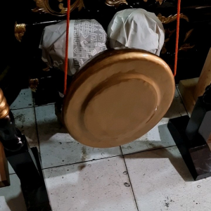 gong cina/berry bahan besi galpanis lebar 40 cm