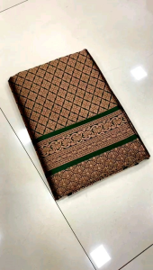 (READY STOCK) NEW DESIGN BEAUTIFUL SOFT LICHI SILK SAREE (ETA - 5DAYS)