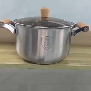 Panci Calpsyo High Soup Pot Ukuran 22 Cm Stainless Steel Dengan Tutup Kaca Termurah