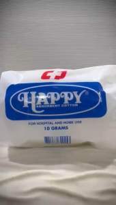 Happy Cotton Rolls 10g x 100 rolls (1 box)