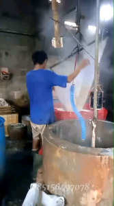 Pompa aci tahu celup sedot tahu celup