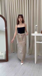 AVE 542 - YEJI Skirt Maxi | Rok Cargo Wanita Dewasa Catoon twill