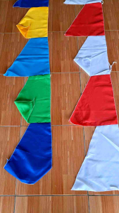 Bendera Umbul Umbul Zigzag 10 Mata & Merah Putih Sablon Garuda