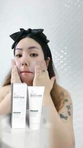 [ส่งฟรี ขนาดใหญ่กว่าเดิม 1 หลอด 100 ml] SKIN AGEM Snow Foam สโนวโฟม โฟมล้างหน้าสูตรล้ำลึก ปรับผิวขาวใสผิวขาว ช่วยคุมมัน