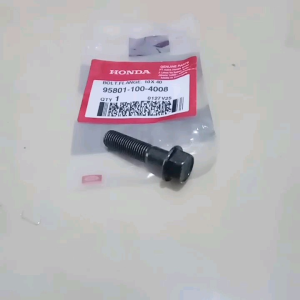 bolt flange 10x40 baut segitiga bawah dudukan kancing shock depan beat karburator kvy pcx 125 cbu scoopy karbu kyt original honda satuan 958011004008
