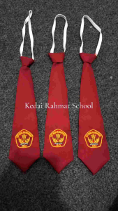 Dasi Sekolah SD MI SMP MTS SMA SMK Madrasah Ibtidaiyah Hitam Pendek Panjang Perekat Putra Putri