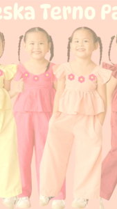 Cheska Terno Pants for Kids 👧 | Butterfly Top & Wide-Leg Pants Set | Premium Cotton Linen Fabric | Flower DTF Print Embellishment 🌸 | Breathable & Stylish Coords for Girls | Perfect for Summer Birthdays & Casual OOTD!