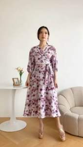 SET WANITA KOREAN FLORAL PREMIUM