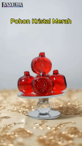 Pajangan Kristal Pohon Kristal buah delima Buah Dekorasi Rumah
