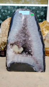 Natural Brazil Amethyst Crystal Cave Ornament - Decorative home accessory - Indoor lighting decor - Super Crystal Mineral Enterprise