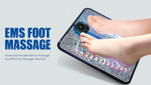 EMS Foot Massager Elektrik – Alat Pijat Refleksi Kaki Terapi Nyeri & Pegal