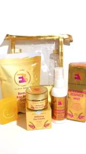 Paket Flova Beaute 3 in 1 Daycream - Sabun Muka - Facemist Mencerahkan wajah SPF 30