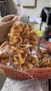แคบหมูดลดา ถุงใหญ่ ไซส์ L ขนมทานเล่น แคบหมูไร้มัน เครื่องเคียง สด หอม กรอบ อร่อย รสชาติเค็มนัว ไม่เหมือนที่อื่น ต้องลอง! Crispy Pork Snack
