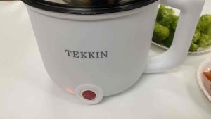 Nồi lẩu điện đa năng mini TEKKIN SD05 1.8L 2 tầng chiên xào lẩu hấp nấu lẩu cho 1 2 người