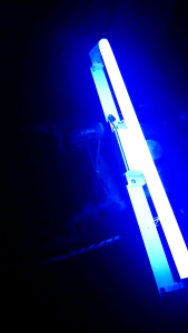 หลอดล่อแมง 12V คีบแบต 18W ไฟล่อแมง หลอดแบล็คไลท์ แสงสีน้ำทะเล แมงลงดี