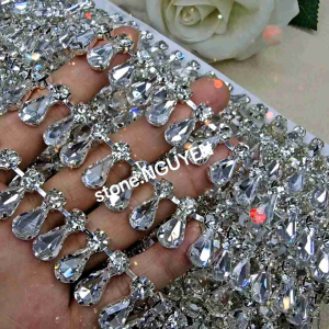 [ MÃ 05_90CM] DÂY ĐÁ PHA LÊ LOẠI 1 CAO CẤP_DÂY ĐÁ ĐỒNG KHÔNG RỈ SÉT DÙNG TRANG TRÍ ÁO VÁY ĐẦM