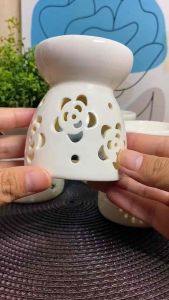 Incense oil Burner + FREE Candle Tray + FREE 4pcs tealight candle (total 8 design can choose READY STOCK) STAR/LOVE/CHRYSANTHEMUM/FLOWER/PEACOCK/SUNFLOWER/ORCHID/ROSE