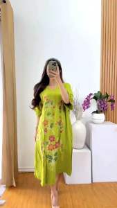 Daster Encim Cap Eksklusif Handmade Bahan Rayon Samitex Busui Friendly Dress Terlaris Bala Daster