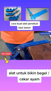 Terbaik Alat Penekuk Besi Beton 6mm-12mm Full