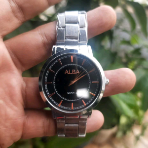 Jam Tangan Rantai Pria Wanita / Couple / Analog / AB 019