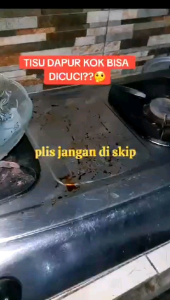 Tisu Kompor Berkualitas Tinggi: Serbaguna & Wangi Aroma Bunga
