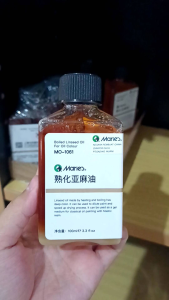 Maries Boiled Linseed Oil MO-1061-100ml  Pengencer Cat Minyak  Medium For Oil Colour