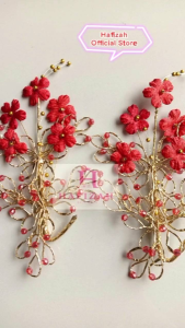 Krun Hiasan Sanggul Belahan Rambut Modern & Korsase Tari untuk Acara Nari dan Pesta