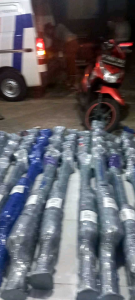 Promo Tenda cafe Tenda bazar Tenda bongkar pasang Bahan D300 SATU SET TINGGAL PAKAI