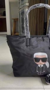 Karl Lagerfeld shopping Ikonik shoulder sling bag nylon Premium Copy #9439