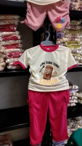 Setelan anak perempuan Anomali tungtung sahur & balirina cappucina 1-7th