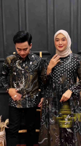 Baju Batik Couple Keluarga: Ayah Ibu Dan Anak Laki Laki Lengan Panjang & Pendek