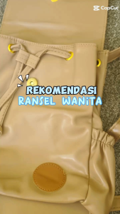 ZEFIN Tas Ransel Wanita Multifungsi Nude