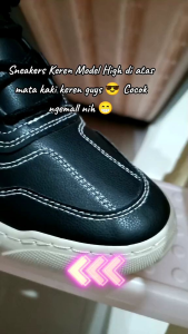 Sepatu Sneakers Slip On Pria Wanita Import SF1 Model Casual Kekinian Bahan Sintetis Nyaman dipake Ringan Cocok jalan Maupun Olahraga || Slip On Formal informal Korean Style Hiking Sekolah Pesat Outdoor kekinian Black Shoes High Quality Karet Kasual