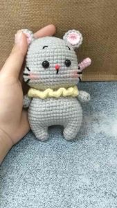 Chú chuột bằng len handmade