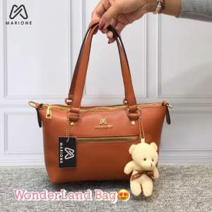 MARIONE - Tote Wonderland - FREE BEAR - Tas totebag wanita