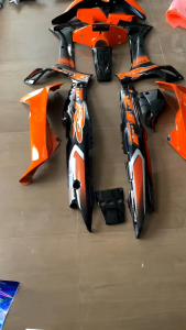 FULLSET BODI HALUS FIZ R FIZR VEGA LAMA FULLCLUTCH TAHUN 2001 WARNA OREN HITAM