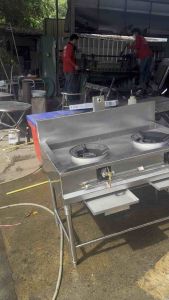 เตาไทย 2 หัวเตา(Kb 5) สแตนเลสเกรด 304