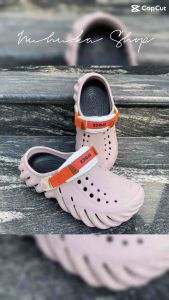 Dép crocs echo lỗi cắt dép thể thao chính hãng cho nam chân big size echo màu pastel phối quai dù đẳng cấp EP