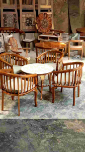 KURSI TAMU BETAWI KURUNG FULL KAYU JATI ASLI JEPARA