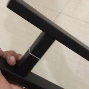 Door Handle Tarikan Pintu Kaca gagang pintu 15x30x45 Black Matte