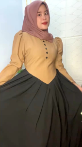 leora Dres resleting depan busui.