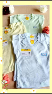3 Pcs Kaos polos Bayi premium Chippy SNI (0-36bulan) tee shirt anak atasan bayi