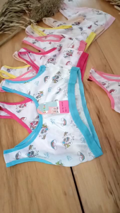 miniset daleman anak perempuan 3pcs usia 6/10 tahun motif karakter murah
