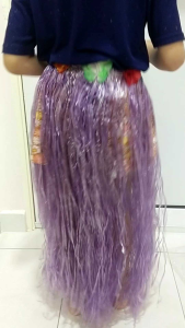 Hawaiian hula dancing grass skirt/Hawaii Dance Skirt party clothes Elastic waistline 80cm