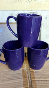 3pcs. Violet/Purple Coffee Mugs