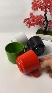 ( 6pcs )Gelas Cangkir Melamin UNICA 200ml Kuat Tahan Panas Anti Pecah Estetik Kopi & Teh Sehari-Hari